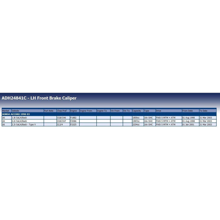 Blue Print ADH24841C Brake Caliper