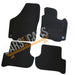 Fully Tailored Black Carpet Car Mats for Skoda Yeti 09> Set of 4 With 4 Clips UKB4C  - Dynamic Drive