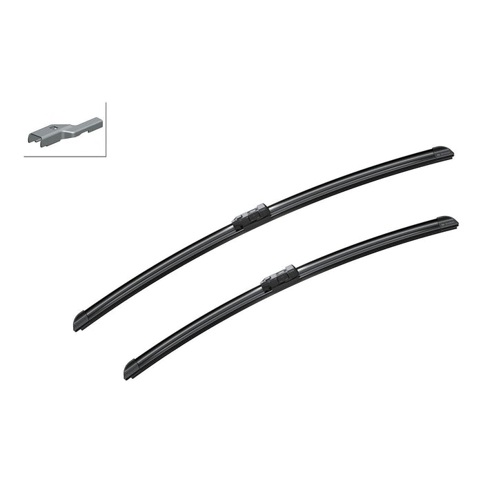 Bosch Aerotwin Flat Blade A855S Front Window Windscreen Wiper Blade Set Pair