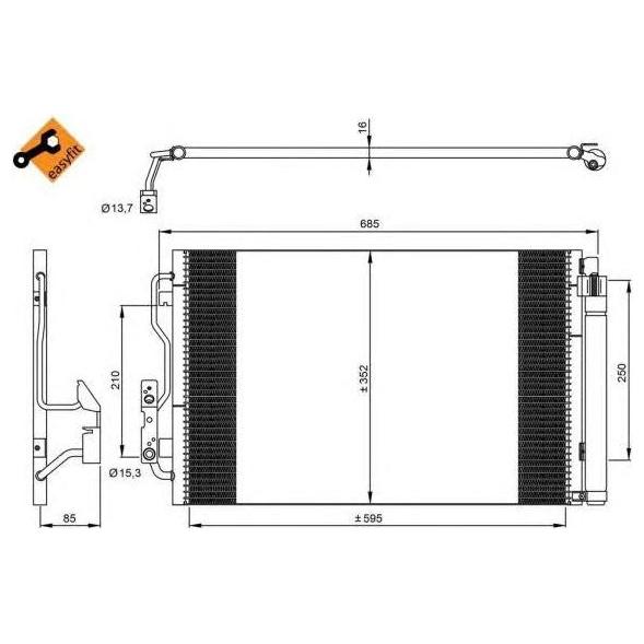 NRF Condenser 35970