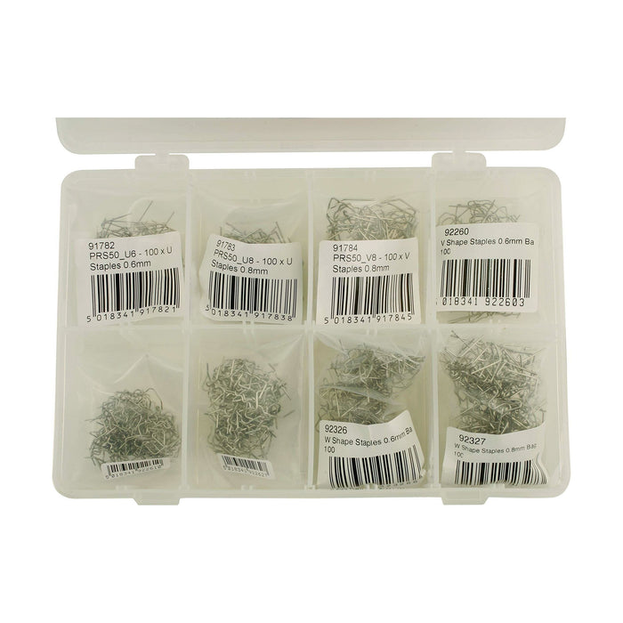 Power-Tec Assorted Staples for Hot Stapler 800pc 92382 Power-Tec  - Dynamic Drive