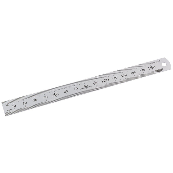 Draper Stainless Steel Rule, 150mm/ 6" 22670 Draper  - Dynamic Drive