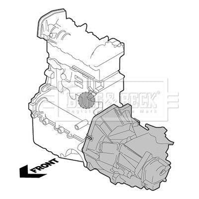 Genuine Borg & Beck Engine Mounting fits Hyundai Lantra KF 191995 BEM3924 Borg & Beck  - Dynamic Drive