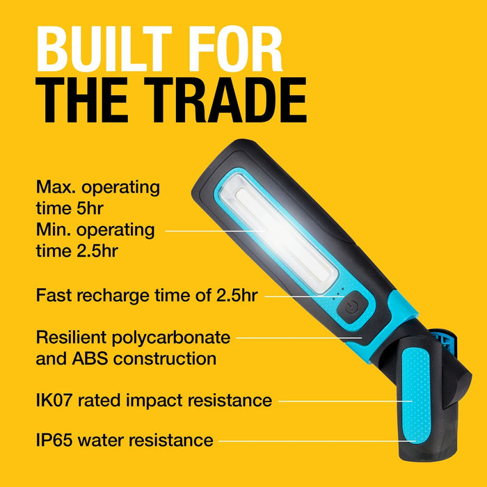 Ring Automotive - RIL3600C Magflex Twist Rechargeable LED Inspection Lamp, Ideal