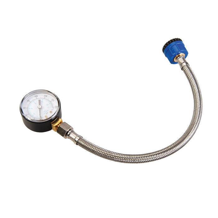 Silverline Mains Water Pressure Test Gauge 0-11bar (0-160psi)