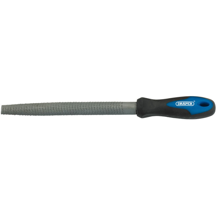 Draper Soft Grip Engineer's Half Round Cabinet Rasp, 200mm 44958 Draper  - Dynamic Drive