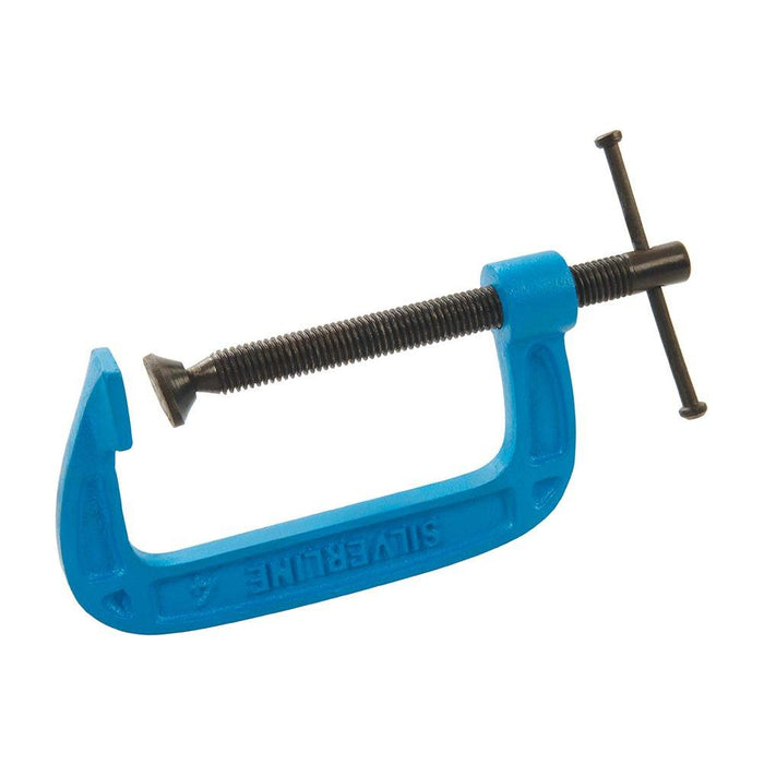 Silverline Light Duty G Clamp 100mm Silverline  - Dynamic Drive