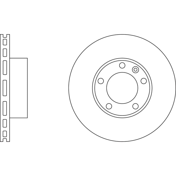 Genuine APEC Front Brake Discs & Pads Set Vented for Renault Master