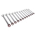 Sealey Ratchet Combination Spanner Set 12pc Metric Platinum Series AK63940 Sealey  - Dynamic Drive