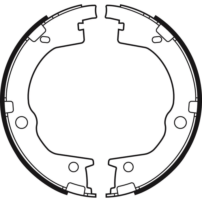 Apec Brake Shoe H/R Fits Hyundai Santa Fe Trajet