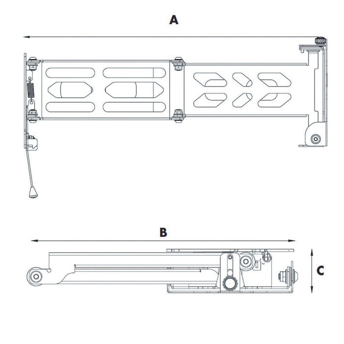 Pantograph TV Bracket for RVs Nova  - Dynamic Drive