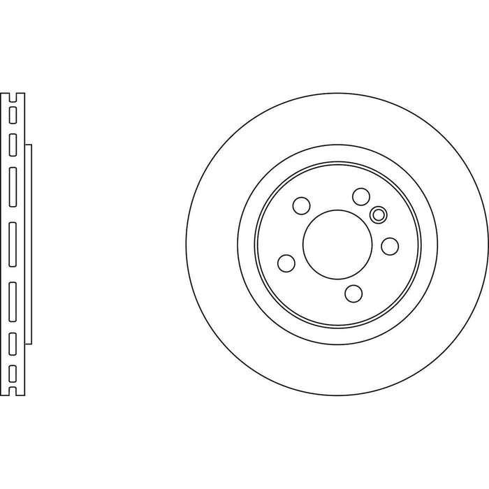 Apec Brake Disc Front Fits Seat Toledo VW Corrado Golf Passat Vento