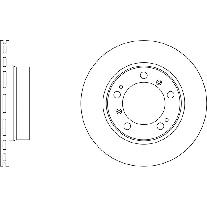 Apec Brake Disc Rear Fits Porsche Boxster