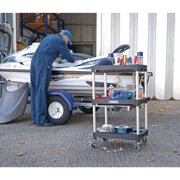 Draper 3 Tier Workshop Trolley 04612 Draper  - Dynamic Drive