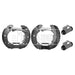 Genuine Borg & Beck Brake Shoe Kit fits Fiat Idea 1.2i 1.4i 04 BBS1153K Borg & Beck  - Dynamic Drive