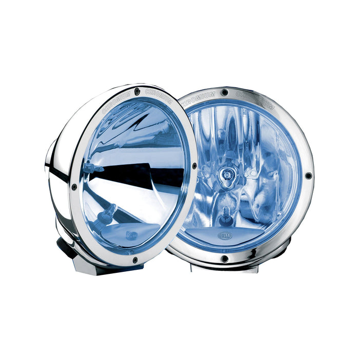 Hella Halogen-Spotlight Luminator Chromium Blue E1 1928/ECE-R7/ECE-R112 24/12V Hella  - Dynamic Drive