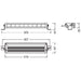 Osram LEDriving LIGHTBAR VX250-SP, LED driving lights for high beam, spot, 1500 Osram  - Dynamic Drive