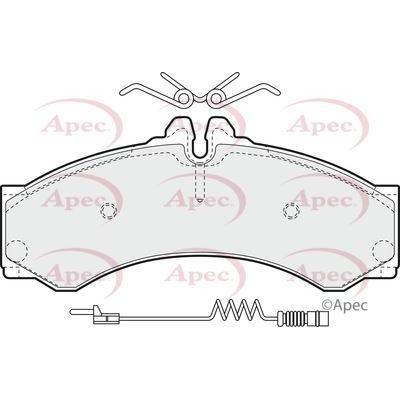 Apec Brake Pads Front & Rear Fits Mercedes Sprinter VW Lt