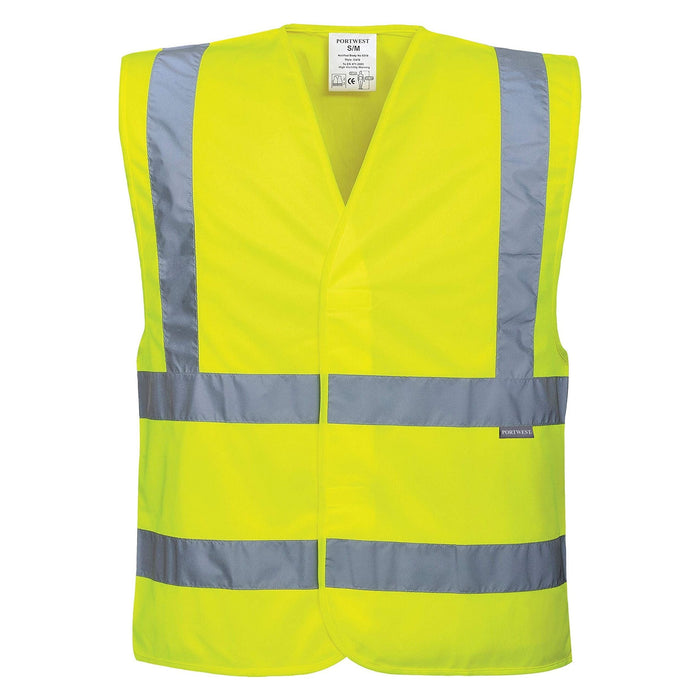 Portwest Hi-Vis Vest - Yellow - XX Large/XXX Large Portwest  - Dynamic Drive