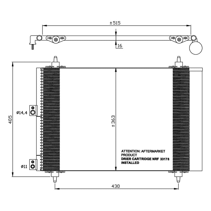 NRF Condenser 35843