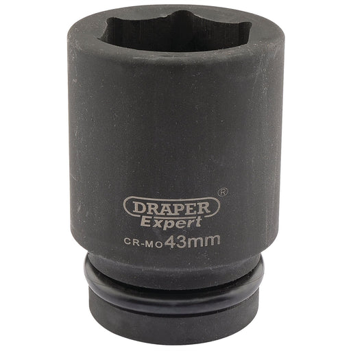 Draper Expert HI-TORQ 6 Point Deep Impact Socket, 1" Sq. Dr., 43mm Draper  - Dynamic Drive