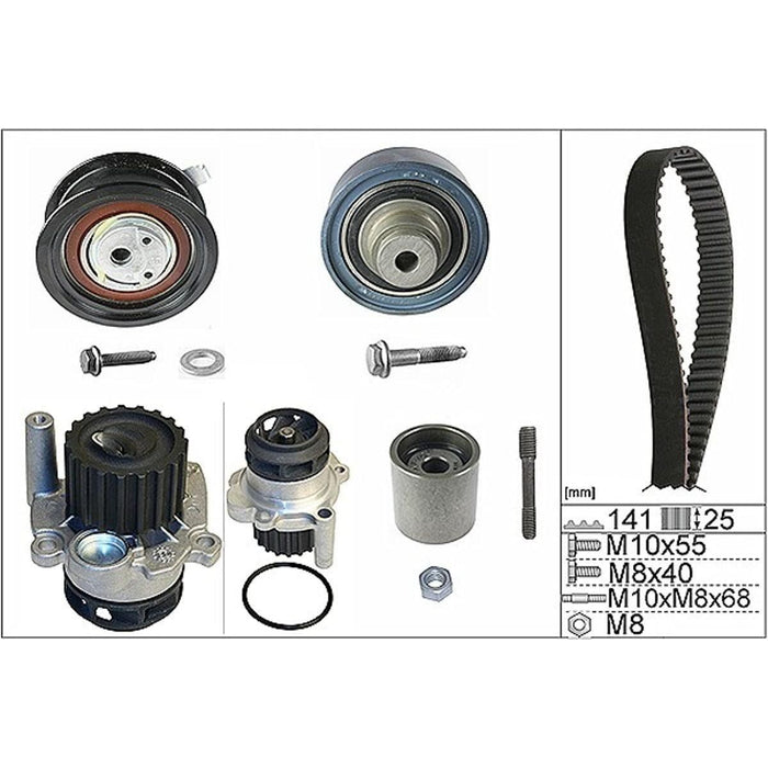 Ina Timing Belt Kit With Water Pump 530036132 Ina  - Dynamic Drive