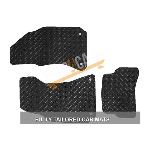 Tailored Rubber Mats fits VW Passat Oval Clip + Clips 2000 2001 2002 2003 2004 2 UKB4C  - Dynamic Drive