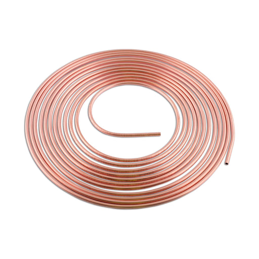 Connect Copper Brake Pipe 1/4" x 25ft 1pc 31136 Tool Connection  - Dynamic Drive