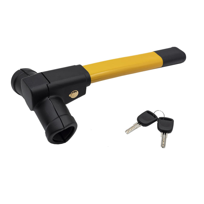 Simply T-Bar Steering Lock Car Vehicle Anti Theft Security Universal Fit 2 Keys Simply  - Dynamic Drive