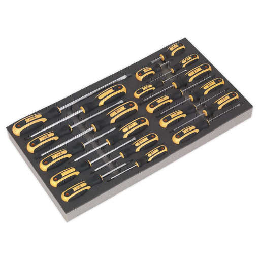 Sealey Tool Tray with Screwdriver Set 20pc S01127 Sealey  - Dynamic Drive