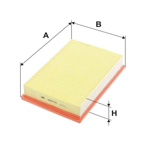 Genuine WIX Air Filter Panel fits Chevrolet Aveo - 1.2 - 11- WA9768 Wix Filters  - Dynamic Drive