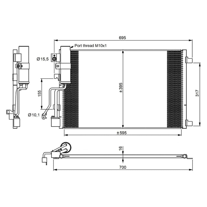 NRF Condenser 35974