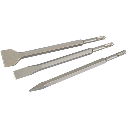 Draper SDS+ Chisel Set (3 Piece) 40405 Draper  - Dynamic Drive