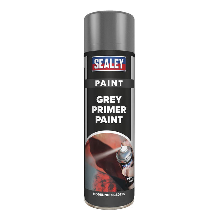 Sealey Grey Primer Paint 500ml SCS029S