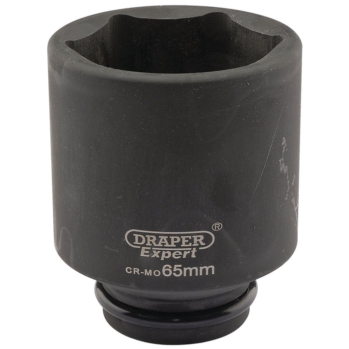 Draper Expert HI-TORQ 6 Point Deep Impact Socket, 3/4" Sq. Dr., 65mm Draper  - Dynamic Drive