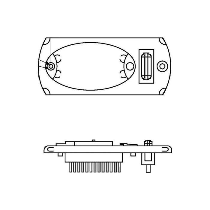 Hella Interior Light Mini OvalLED LED 12V 2JA 343 570-051 Hella  - Dynamic Drive