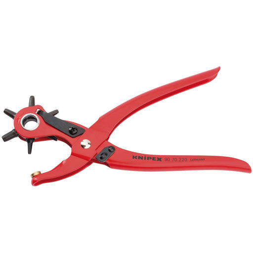 Draper Knipex 90 70 220 SBE 6 Head Revolving Punch Pliers, 220mm 87161 Draper  - Dynamic Drive