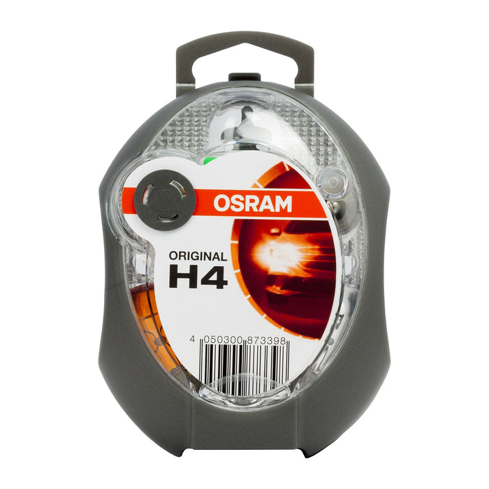 Osram CLKMH4 Minibox H4 mobile lamp replacement headlamp +5 spare lamps +3 flat