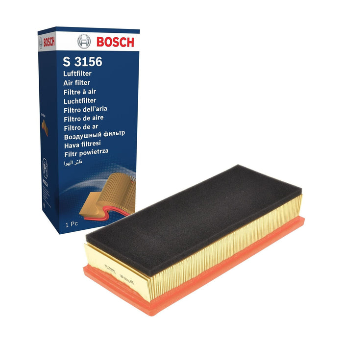 Bosch Car Air Filter S3156 fits Alfa Romeo 147 Twin Spark - 1.6 - 00-10 14574331