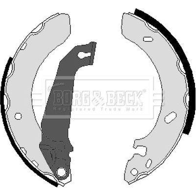 Genuine Borg & Beck Brake Shoes fits Ford Escort 90 Orion BBS6027