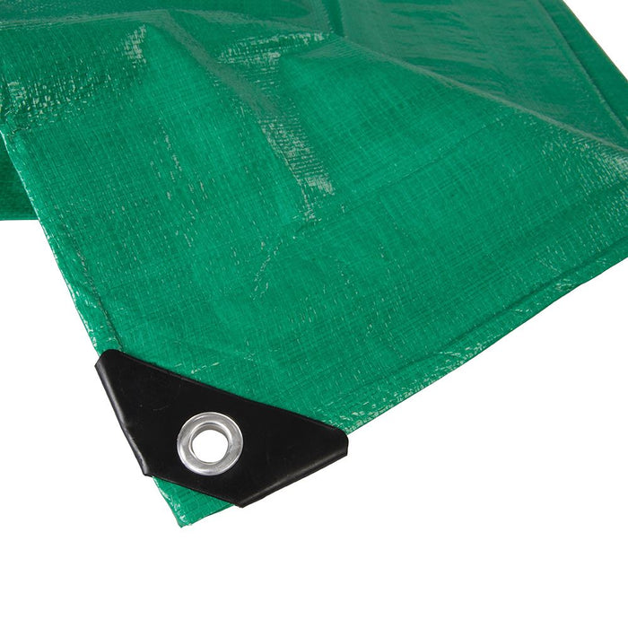 Silverline Heavy Duty Tarpaulin Cut 4 x 5m / Actual 3.85 x 4.9m