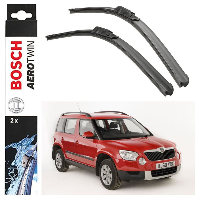 Bosch Aerotwin Front Wiper Blades Set Skoda Yeti 05.09> A980S