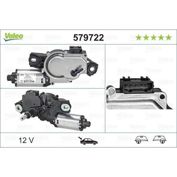 Genuine Valeo fits Wiper Motor Rear VW Caddy Iii & Iv Valeo  - Dynamic Drive