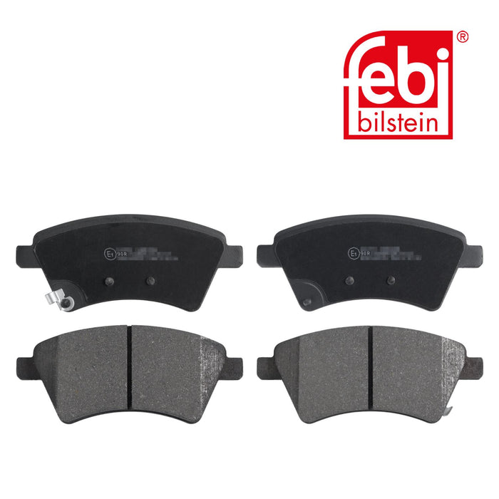 Genuine FEBI Front Brake Discs & Pads Set Vented for Fiat Sedici