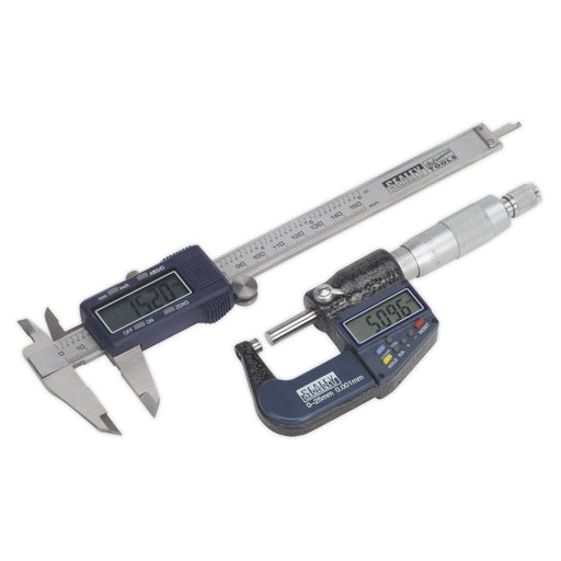 Sealey Digital Measuring Set 2pc AK9637D Sealey  - Dynamic Drive