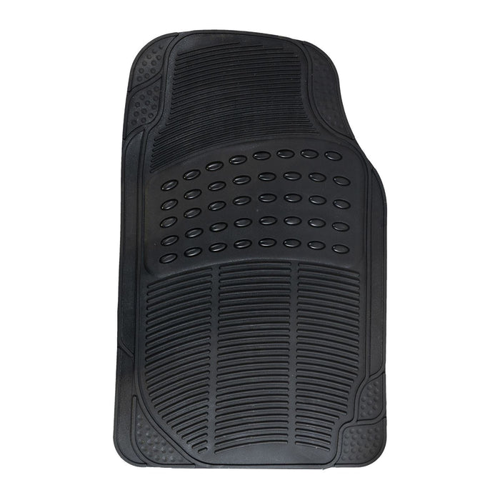 Heavy Duty Rubber Floor Mats Set with Black for Volvo XC90 V60 V90 XC40 UKB4C  - Dynamic Drive