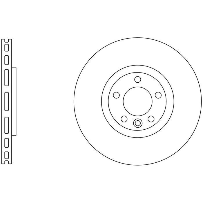 APEC Front Brake Discs & Pads Set Vented for Land Rover Range Rover Evoque