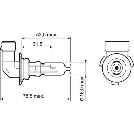 Genuine Valeo fits Hb3 Bulb Cardboard Essential Valeo  - Dynamic Drive