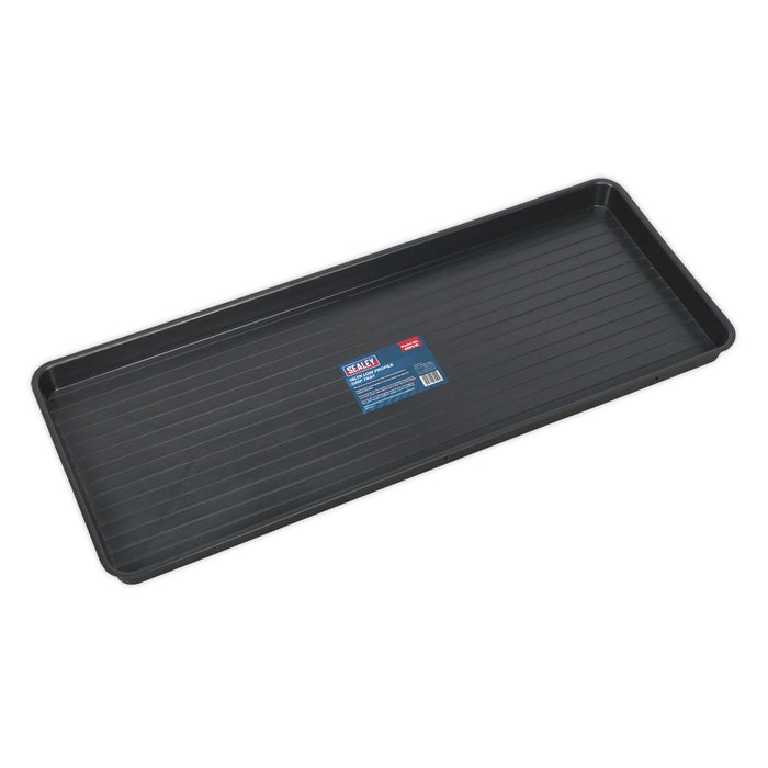 Sealey Workshop Garage Oil Fuel Drip Tray Pan Pits Low Profile 15ltr 100x40x5cm Sealey  - Dynamic Drive