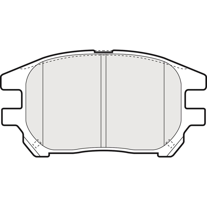 Apec Brake Pads Front Fits Lexus Rx300